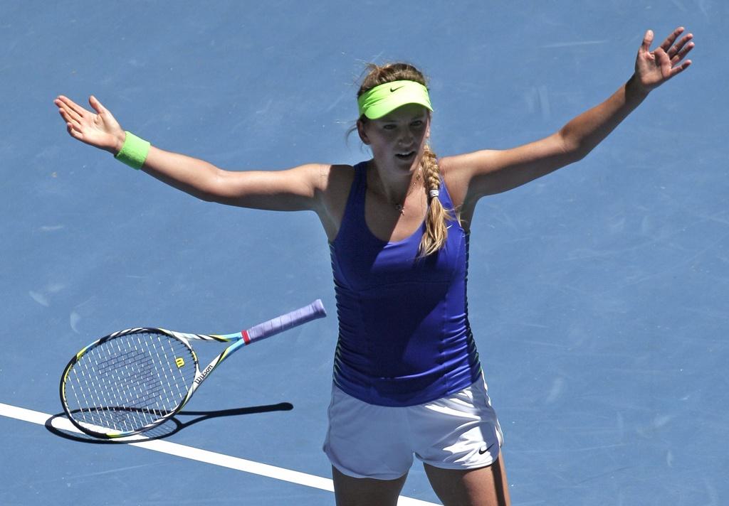 Victoria Azarenka disputera sa deuxième demi-finale dans un tournoi du Grand Chelem [KEYSTONE - John Donegan]