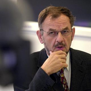 Roman Boutellier, président du conseil d'administration d'Ammann Group (image d'archives datant de 2000). [Walter Bieri]
