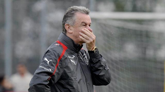 Le geste malheureux d'Ottmar Hitzfeld va-t-il lui coûter cher? [Walter Bieri]