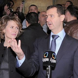 Les emails piratés du couple Assad révèlent un train de vie outrancier. [AFP/ Sana]