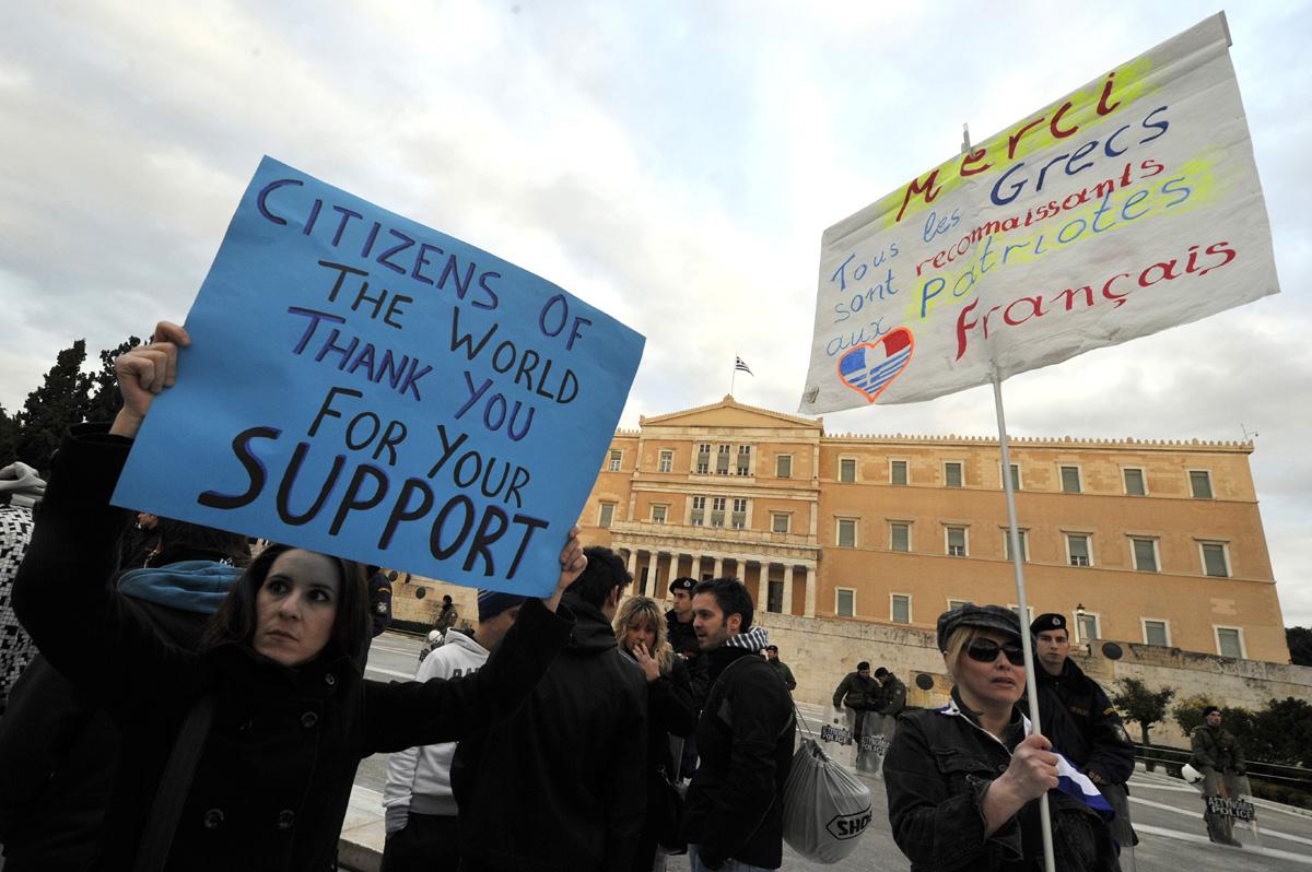 Manifestation en Grèce [Louisa Gouliamaki]