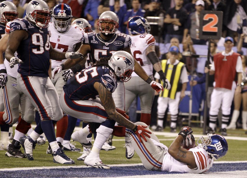 Ahmad Bradshaw a réussi le touchdown décisif à moins d'une minute de la fin de la rencontre! [Matt Slocum]