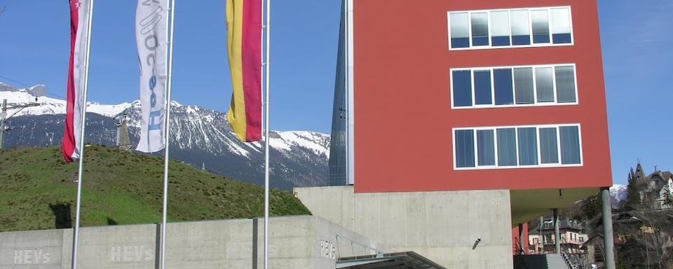 Le bâtiment de la Hes-SO Valais à Sierre.