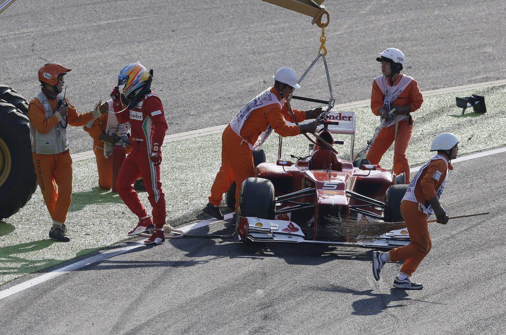 Alonso a peut-être perdu plus qu'une course lors de ce GP du Japon. [Greg Baker]