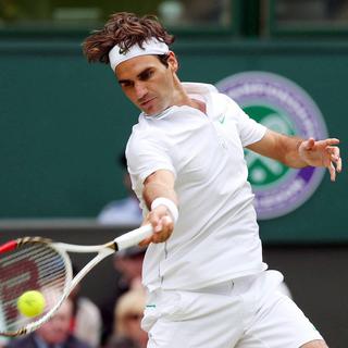 Roger Federer a réussi à passer l'obstacle Xavier Malisse malgré des soucis physiques. [JONATHAN BRADY]