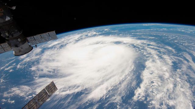 L'Ouragan Katia vu de la station spatiale internationale, 1er septembre 2011.