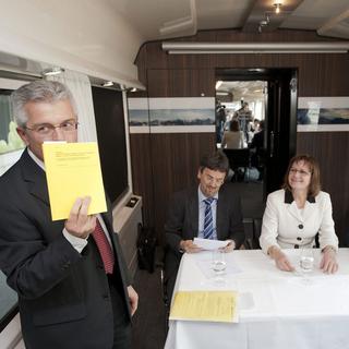 Transrun, accord signé entre le canton de Neuchâtel et les CFF. [Sandro Campardo]