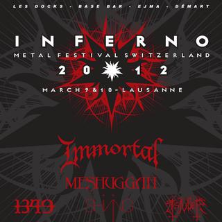 L'affiche du Inferno Metal Festival 2012. [www.infernofestival.ch]