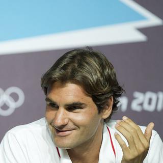 Roger Federer, comme d'autres, se verrait bien en or à Londres... [Jean-Christoph Bott]
