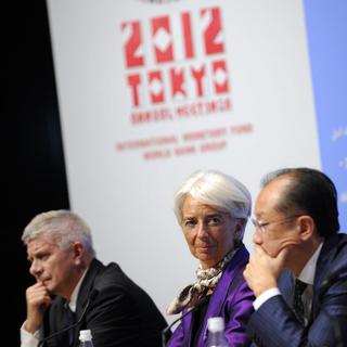 Christine Lagarde a été très critique dans son discours de clôture de l'assemblée du Fonds monétaire international à Tokyo. [Franck Robichon]