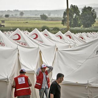 Plus de 4000 réfugiés syriens ont franchi la frontière turque depuis le début des combats. [Vadim Ghirda]