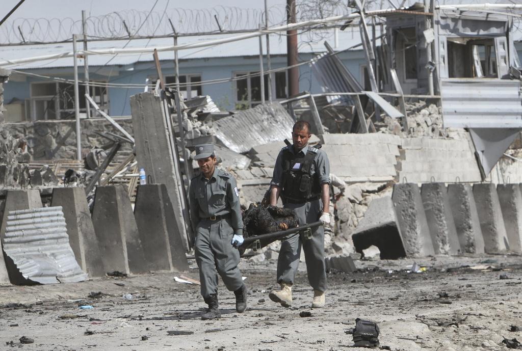 Les rebelles talibans ont attaqué une maison abritant des étrangers, faisant au moins six morts. [KEYSTONE - AP Photo/Musadeq Sadeq]