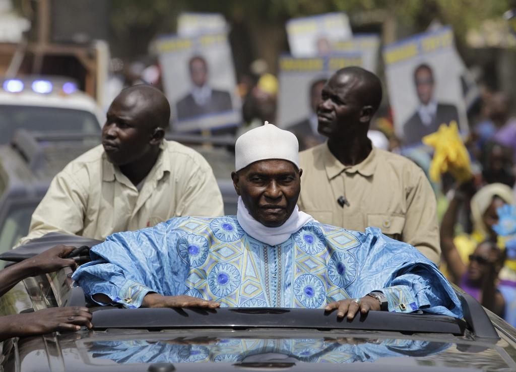 La candidature d'Abdoulaye Wade est jugée "anticonstitutionnelle" par l'opposition. [KEYSTONE - Rebecca Blackwell]