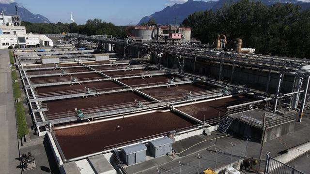 De nombreuses STEP connaissent des travaux d'assainissement, comme ici à Monthey.