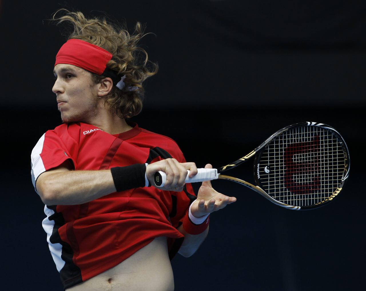 Lukas Lacko n'a fait illusion qu'en tout début de partie. [REUTERS - � Mark Blinch / Reuters]