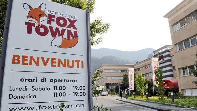 Le centre FoxTown de Mendrisio ne pourra plus ouvrir le dimanche. [Karl Mathis]