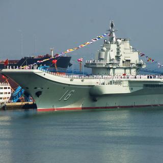 Le porte-avions chinois a été baptisé "Liaoning. [ImagineChina/AFP - Wang xizeng]