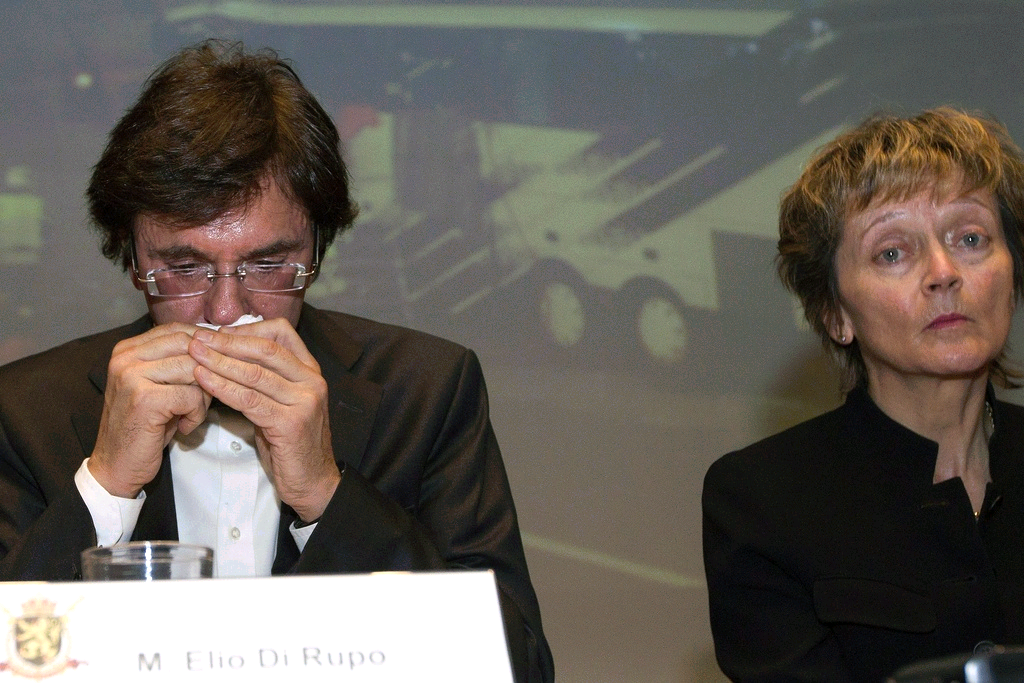 "Il n'y a pas de mots quand on perd un enfant", a relevé Elio Di Rupo. [Salvatore Di Nolfi]