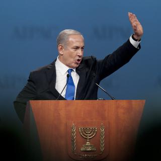 Benjamin Nethanyau, premier ministre israélien. [Pete Marovich]