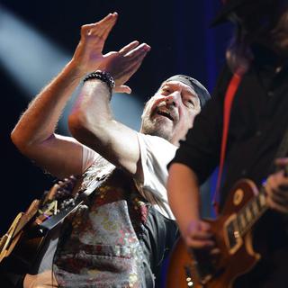 Ian Anderson (Jethro Tull), dimanche sur la scène du Montreux Jazz Festival. [Laurent Gilliéron]