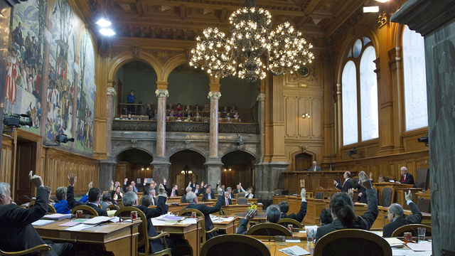 La salle du Conseil des Etats. [Peter Schneider]