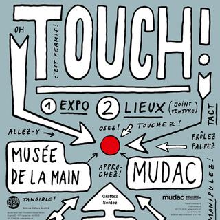 L'affiche de l'exposition "Touch". [verdan.ch]