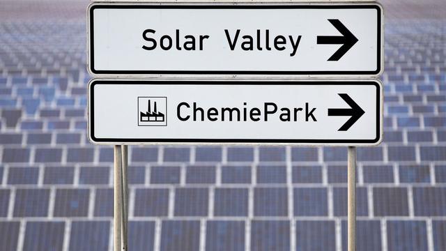 L'industrie solaire allemande a été mise à rude épreuve par la concurrence chinoise. [EPA/Keystone - Jan Woitas]