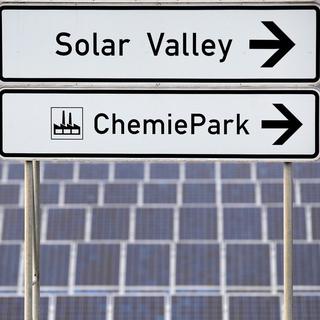 L'industrie solaire allemande a été mise à rude épreuve par la concurrence chinoise. [EPA/Keystone - Jan Woitas]