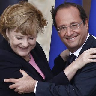 François Hollande s'est affairé à poursuivre la bonne entente avec le voisin allemand.