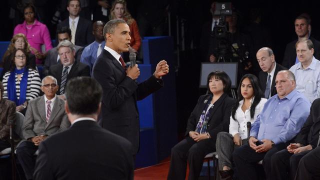 Les questions énergétiques étaient au coeur du 2e débat entre Barack Obama et Mitt Romney. [Michael Reynolds]