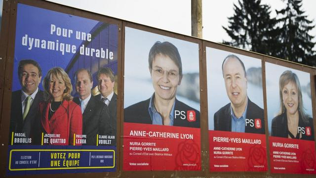 Quatre élus vaudois sortants ont passé le cap du premier tour pour le Conseil d'Etat.