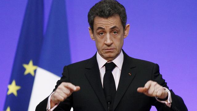 Nicolas Sarkozy. [JACKY NAEGELEN]