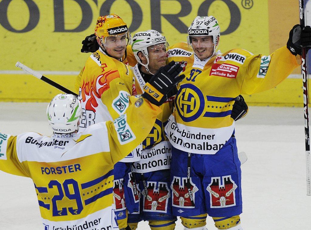 L'année 2013 sourira-t-elle au HC Davos? [KEYSTONE - Steffen Schmidt]