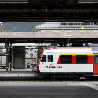 Le RER Valais/Wallis entrera officiellement en service le 9 décembre. [Jean-Christophe Bott]
