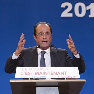 François Hollande s'est peu à peu imposé comme le grand favori pour le 6 mai. [Ian Langsdon]
