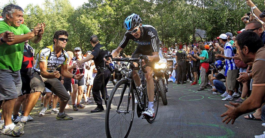 Véritable révélation du Tour de France, Froome n'est pas apparu aussi fringuant sur les routes espagnoles. [JOSE MANUEL VIDAL]