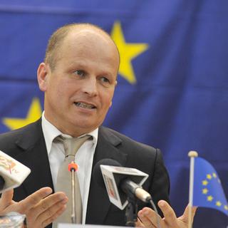 Thijs Berman, député européen néerlandais, travailliste. [Seyllou]