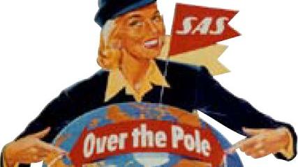 SAS over the pole 1957 [site SAS, Domaine public.]