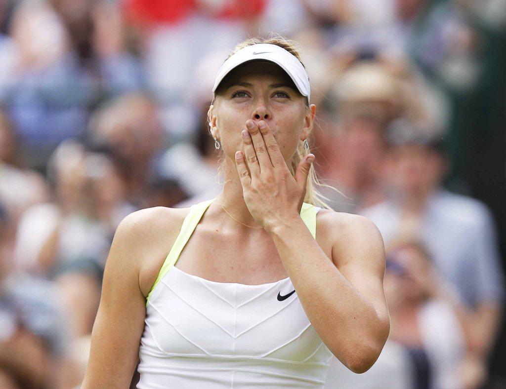 L'année 2012 sourit à Maria Sharapova, victorieuse de Roland-Garros et finaliste à Melbourne. [KEYSTONE - Jonathan Brady]