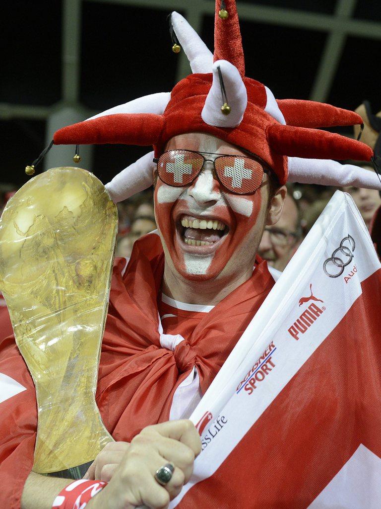 La Coupe du monde au Brésil est bien sûre encore bien loin, mais dans le clan suisse, on y croit! [Keystone - GEORGIOS KEFALAS]