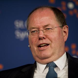 L'ancien ministre allemand des Finances Peer Steinbrück. [Ennio Leanza]
