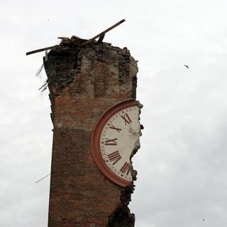 La terre a violemment tremblé cette nuit en Italie. [AFP - Pierre Teyssot]