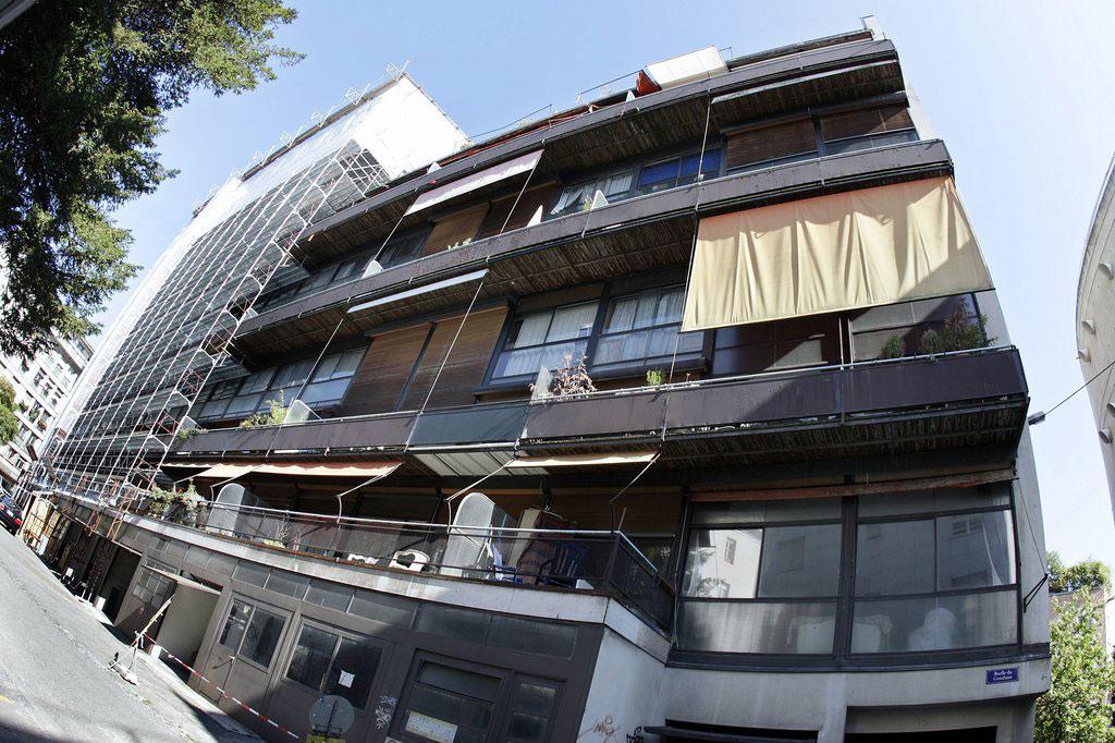 L'immeuble Clarté construit par l'architecte suisse Le Corbusier entre 1930 et 1932 est situé à la rue Saint-Laurent à Genève. [Keystone - Salvatore Di Nolfi]
