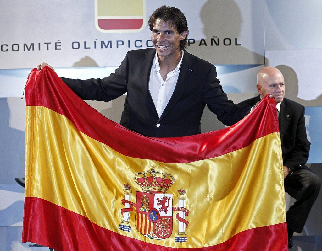 Nadal aurait dû être le porte-drapeau espagnol lors de la cérémonie d'ouverture. [KEYSTONE - Ballesteros]