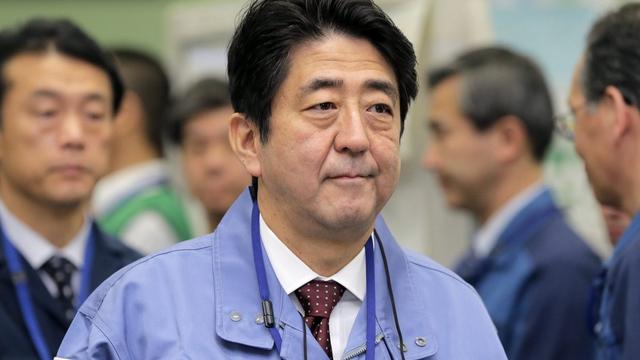 Le premier ministre japonais Shinzo Abé. [AP Pool - Keystone - Itsuo Inouye]