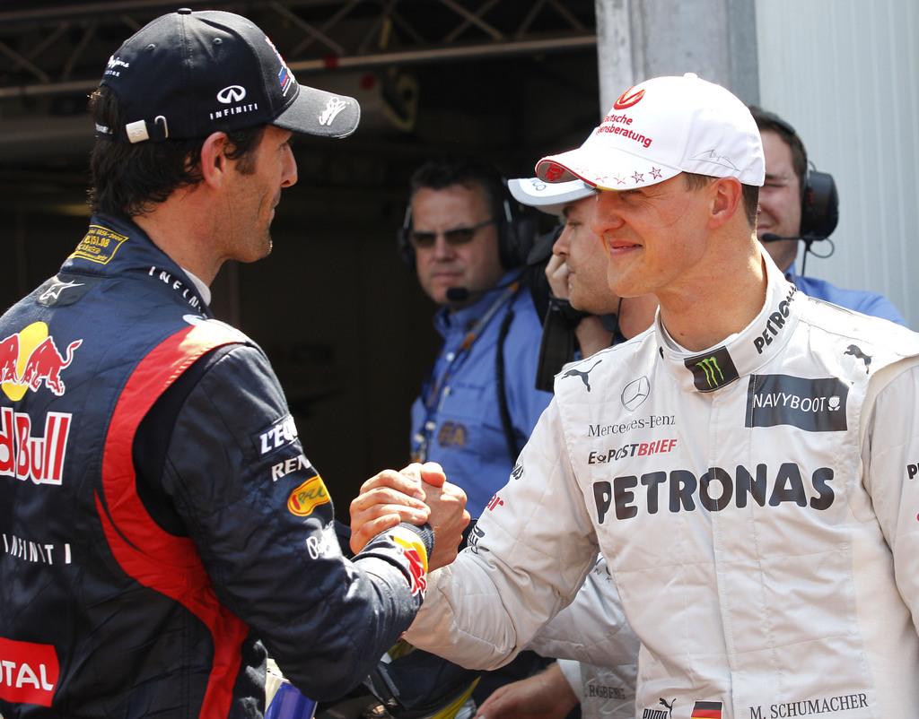 Webber peut remercier Schumacher de lui laissé la pole, si importante à Monaco. [Luca Bruno]