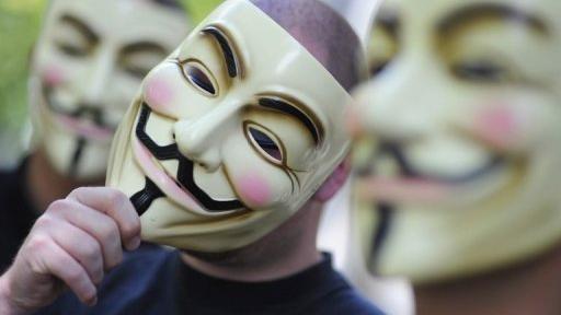 Des membres présumés d'Anonymous