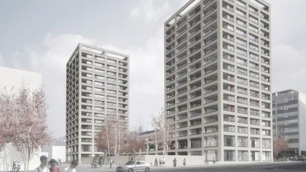 Le projet de tours pour le quartier de La Praille - Vernets - Acacias à Genève.