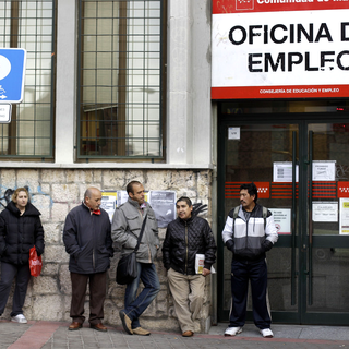 zone euro, chômage, espagne [Alberto Di Lolli]