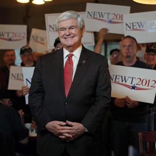 Une victoire de Newt Gingrich changerait la donne dans une course qui semblait jusqu'à présent quasiment gagnée pour Mitt Romney. [Matt Rourke]